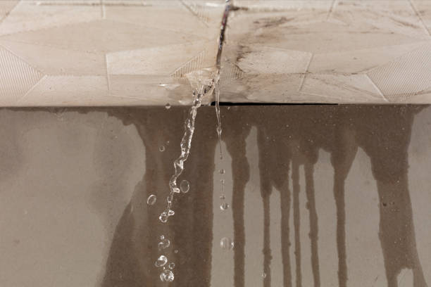 Professional Commercial Water Damage Restoration technician working in Delton, MI